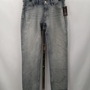 NWT Michael Kors Parker Slim Fit Jeans W30 L30 Light Blue Wash Denim